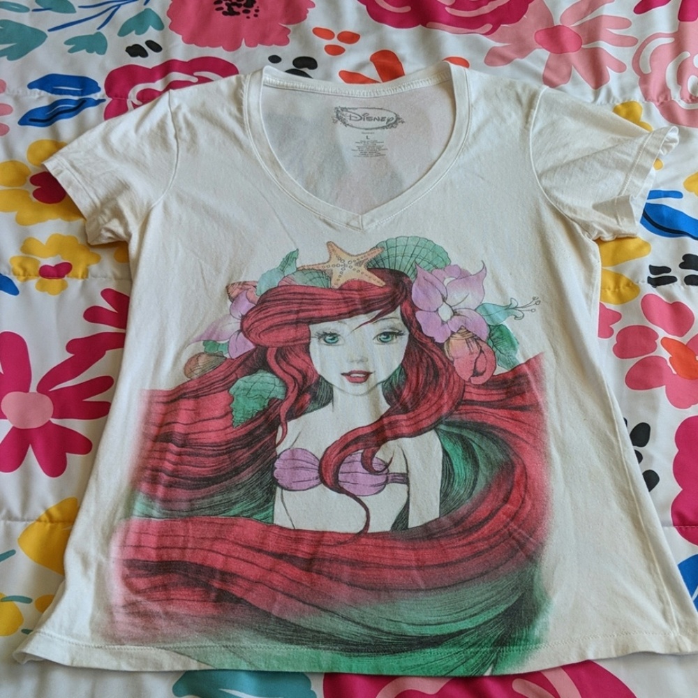 Little Mermaid V-neck Tee